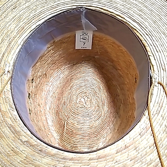 Women's Beaded Detail Sun Hat. - Picture 9 of 10